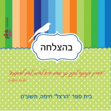 פסים צבעוניים וציפורים (בהצלחה)